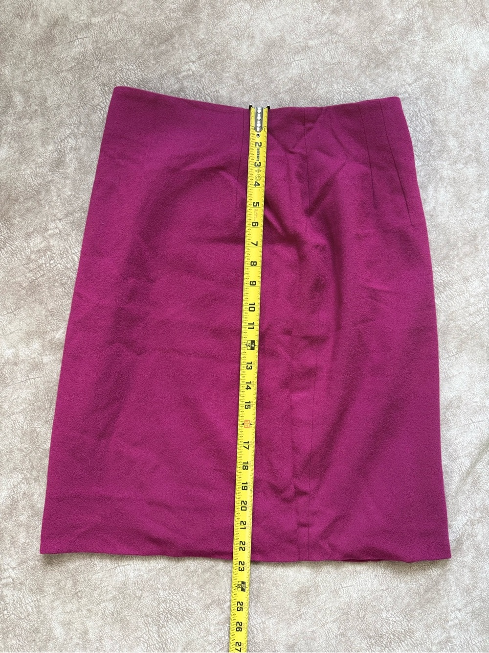 Jones New York 100% Pure Wool Pencil Skirt Size 12 Made in USA - Picture 5 of 8